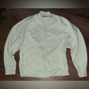 Adidas Studio Lounge Fleece Track Top Men Size 2XL (HK4594) Athletic Jacket Zip